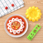 4 pezzi/set stampo fai da te per sushi di riso con delfino coniglio