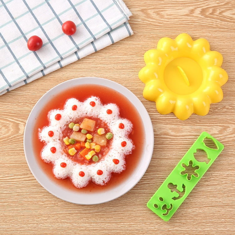 4 pezzi/set stampo fai da te per sushi di riso con delfino coniglio