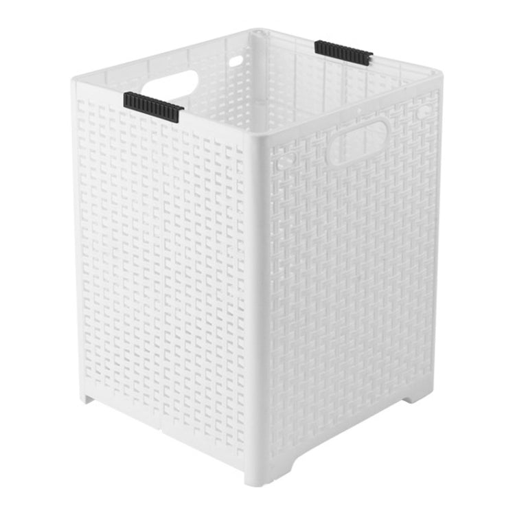 Cesto portabiancheria in plastica pieghevole per vestiti sporchi, fissato al muro, per bagno, Plus Large White, Plus Large Gray, Plus Large Black, Extra Large Black, Extra Large White, Extra Large Gray