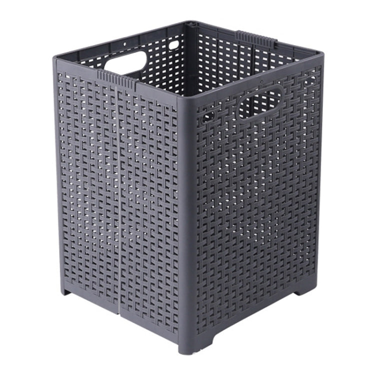 Cesto portabiancheria pieghevole in plastica 45x35x6 cm