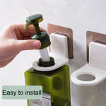 Mensola sospesa bagno senza perforazione 12x10x6 cm