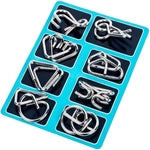 Set 8 pezzi Lu Ban Lock giocattoli educativi in metallo