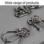 Set 8 pezzi Lu Ban Lock giocattoli educativi in metallo