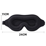 Maschera per gli occhi 3D Maschera per gli occhi per dormire tutto in uno con paralume traspirante per naso stereoscopico