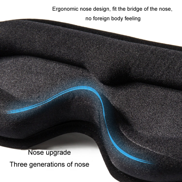 Maschera per gli occhi 3D Maschera per gli occhi per dormire tutto in uno con paralume traspirante per naso stereoscopico