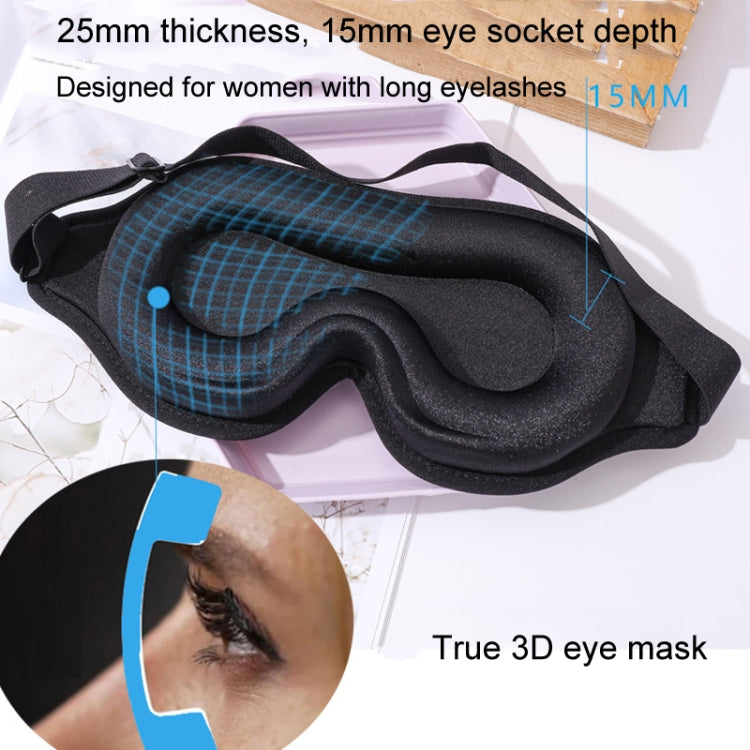 Maschera per gli occhi 3D Maschera per gli occhi per dormire tutto in uno con paralume traspirante per naso stereoscopico