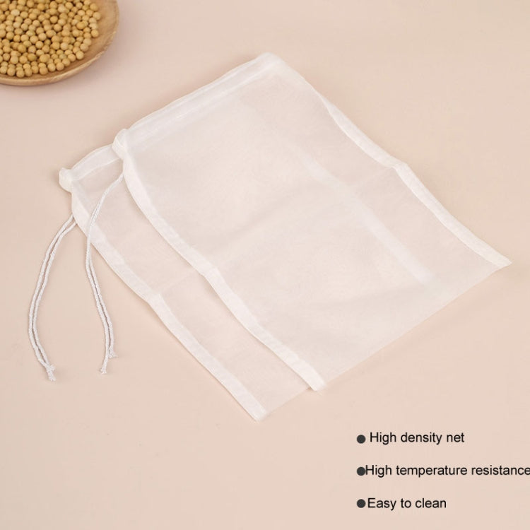 2 pz/pacco per uso domestico, sacchetto filtro per residui di latte di soia, sacchetto a rete per filtro per succhi, 80 Mesh, 100 Mesh
