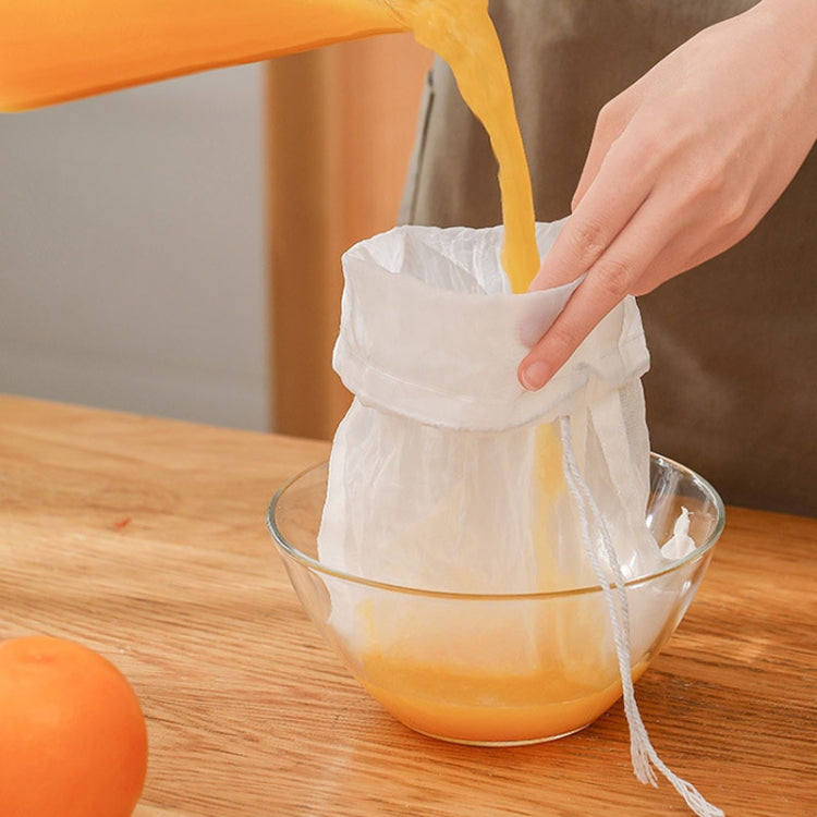 2 pz/pacco per uso domestico, sacchetto filtro per residui di latte di soia, sacchetto a rete per filtro per succhi, 80 Mesh, 100 Mesh