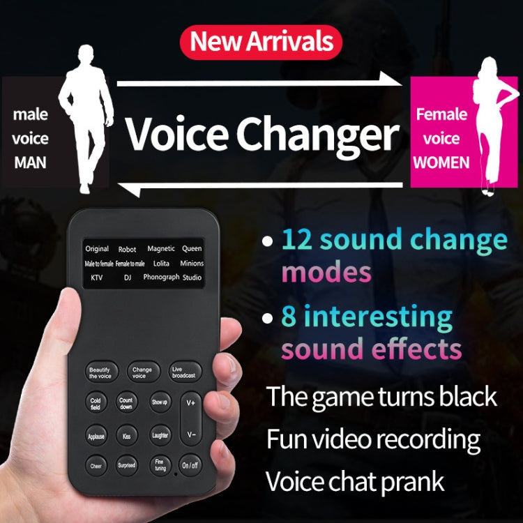 Trasformatore audio S9 con cambio voce per smartphone