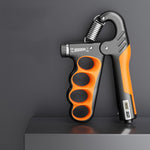 Esercitatore per muscoli del braccio rinforzante per impugnatura regolabile da 5-100 kg, Electronic Counter Orange, Electronic Counter Red, Electronic Counter Gray, Mechanical Counter Orange, Mechanical Counter Red, Mechanical Counter Gray