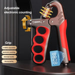 Esercitatore per muscoli del braccio rinforzante per impugnatura regolabile da 5-100 kg, Electronic Counter Orange, Electronic Counter Red, Electronic Counter Gray, Mechanical Counter Orange, Mechanical Counter Red, Mechanical Counter Gray