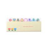 120 fogli/set Kawaii Sticky Tab Note Page Marker Bandiere di file scrivibili e riposizionabili, Dog, Fruit, Girl, Flower, Bear, Cat