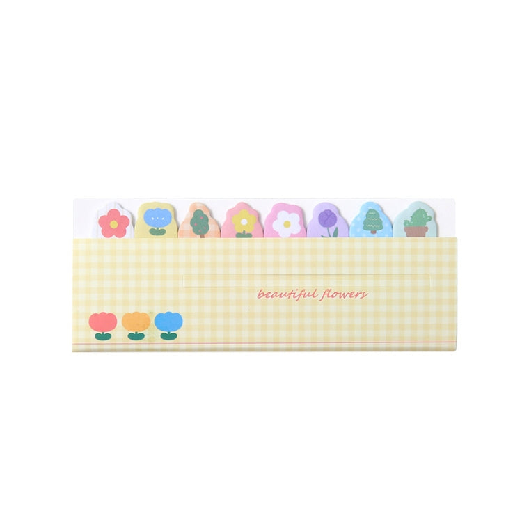 120 fogli/set Kawaii Sticky Tab Note Page Marker Bandiere di file scrivibili e riposizionabili, Dog, Fruit, Girl, Flower, Bear, Cat