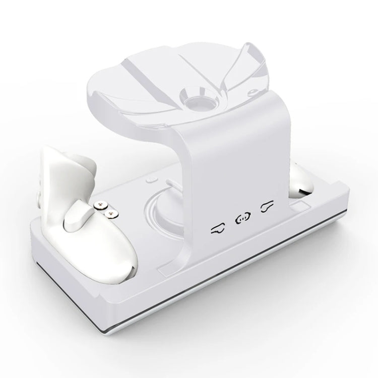 Base di ricarica per cuffie Meta Quest 3 con LED
