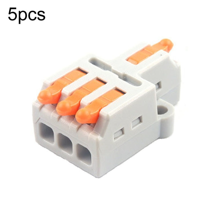 Morsettiera a connessione rapida con splitter per fili mini push