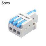 Morsettiera a connessione rapida con splitter per fili mini push