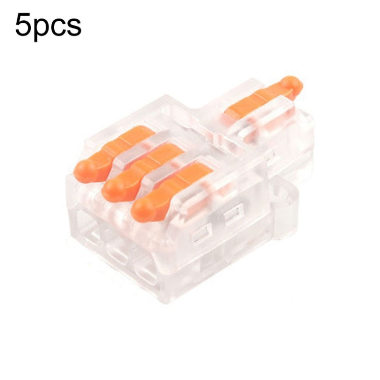 Morsettiera a connessione rapida con splitter per fili mini push