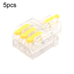 Morsettiera a connessione rapida con splitter per fili mini push