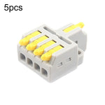 Morsettiera a connessione rapida con splitter per fili mini push