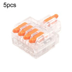 Morsettiera a connessione rapida con splitter per fili mini push