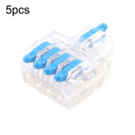 Morsettiera a connessione rapida con splitter per fili mini push