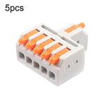 Morsettiera a connessione rapida con splitter per fili mini push