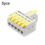 Morsettiera a connessione rapida con splitter per fili mini push