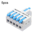 Morsettiera a connessione rapida con splitter per fili mini push