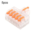 Morsettiera a connessione rapida con splitter per fili mini push