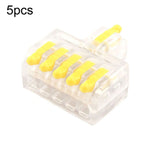 Morsettiera a connessione rapida con splitter per fili mini push