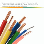 Morsettiera a connessione rapida con splitter per fili mini push