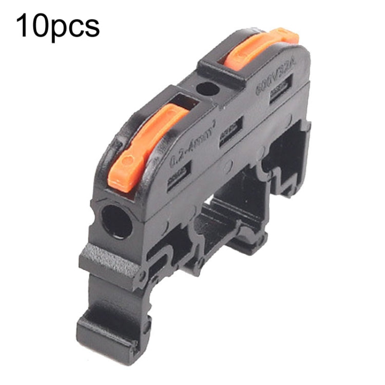 Morsettiera rapida con binario guida 32A 400V