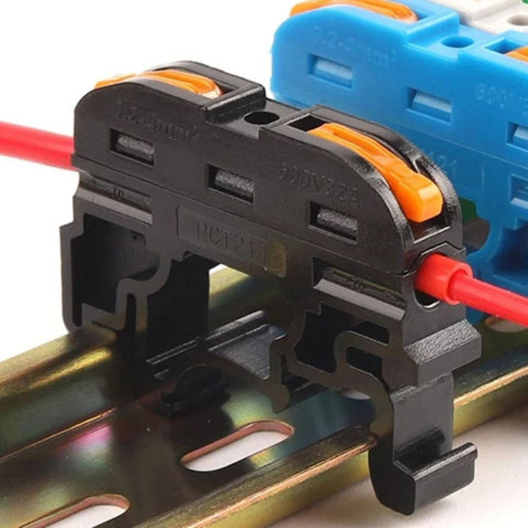 Morsettiera rapida con binario guida 32A 400V