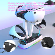 JYS-P5155 Per base di ricarica magnetica P5 VR 2 con accessori di gioco per rack di stoccaggio per occhiali VR con luce RGB