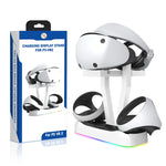 Base di ricarica magnetica per controller PlayStation VR 2 con lu