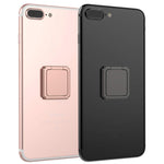 Supporto magnetico per cellulare con fibbia ad anello quadrato girevole a 360 gradi, Random Color Delivery