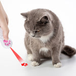Giocattolo per proiezione di animali domestici Proiettore a LED ricaricabile tramite USB Cat Teaser Giocattoli interattivi, A Type-Red Laser+ Green Light, B Type-Red Laser+ Red Light, C Type-UV Light+Green Light, D Type -UV Light+Red Light