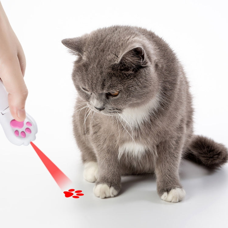 Giocattolo per proiezione di animali domestici Proiettore a LED ricaricabile tramite USB Cat Teaser Giocattoli interattivi, A Type-Red Laser+ Green Light, B Type-Red Laser+ Red Light, C Type-UV Light+Green Light, D Type -UV Light+Red Light