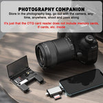 Lettore schede SD OTG 7 in 1 con adattatore USB-C