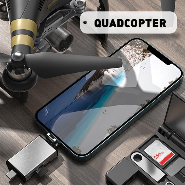 Lettore schede SD OTG 7 in 1 con adattatore USB-C