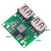 Modulo di ricarica del regolatore buck con doppia uscita USB da 9 V / 12 V / 24 V a 5 V 3 A DC-DC