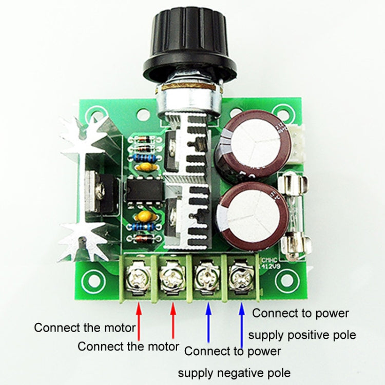 Regolatore di velocità PWM per motore CC 12V-40V 10A