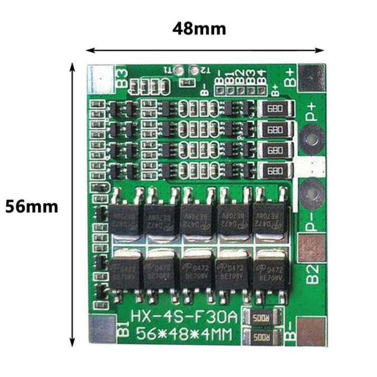Piastra protettiva batteria litio 4S 14,8V 30A con scheda protezi