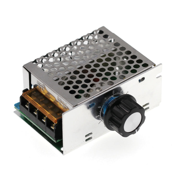 Regolatore di tensione elettronico SCR, dimmer, regolazione della velocità, regolazione della temperatura, con alloggiamento del fusibile