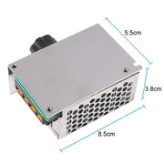 Regolatore di tensione elettronico SCR, dimmer, regolazione della velocità, regolazione della temperatura, con alloggiamento del fusibile