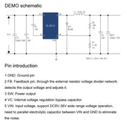 XL4015E Modulo di alimentazione regolato con modulo step-down regolabile DC-DC 5A 75W con display di tensione
