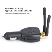 Emittente di disturbo GPS per auto a doppia testa con accendisigari 12~24V, Cigarette Lighter 1m