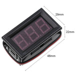 Terminale voltmetro digitale LED 0-30V con protezione inversa