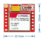 Modulo GSM GPRS SIM800L con antenna e senza antenna