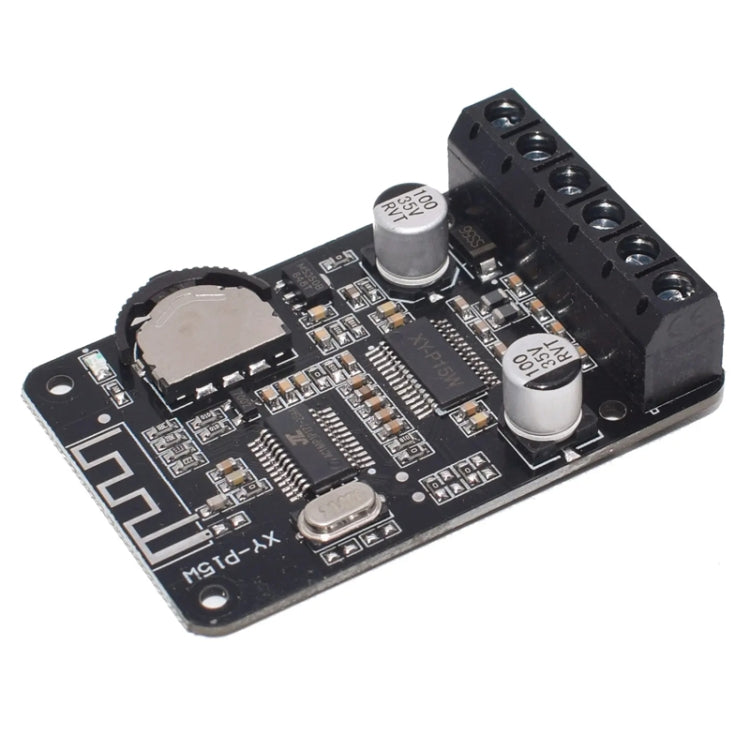 XY-P15W 10W/15W/20W Scheda amplificatore stereo Bluetooth Modulo amplificatore digitale 12V/24V, Bare Plate, With Shell